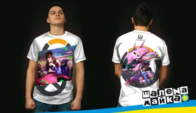 Футболки с полной запечаткой: overwatch d.va 2